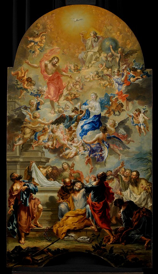 Johann Georg Platzer - Die Himmelfahrt Mariens - 2828 - Staatliche Kunsthalle Karlsruhe