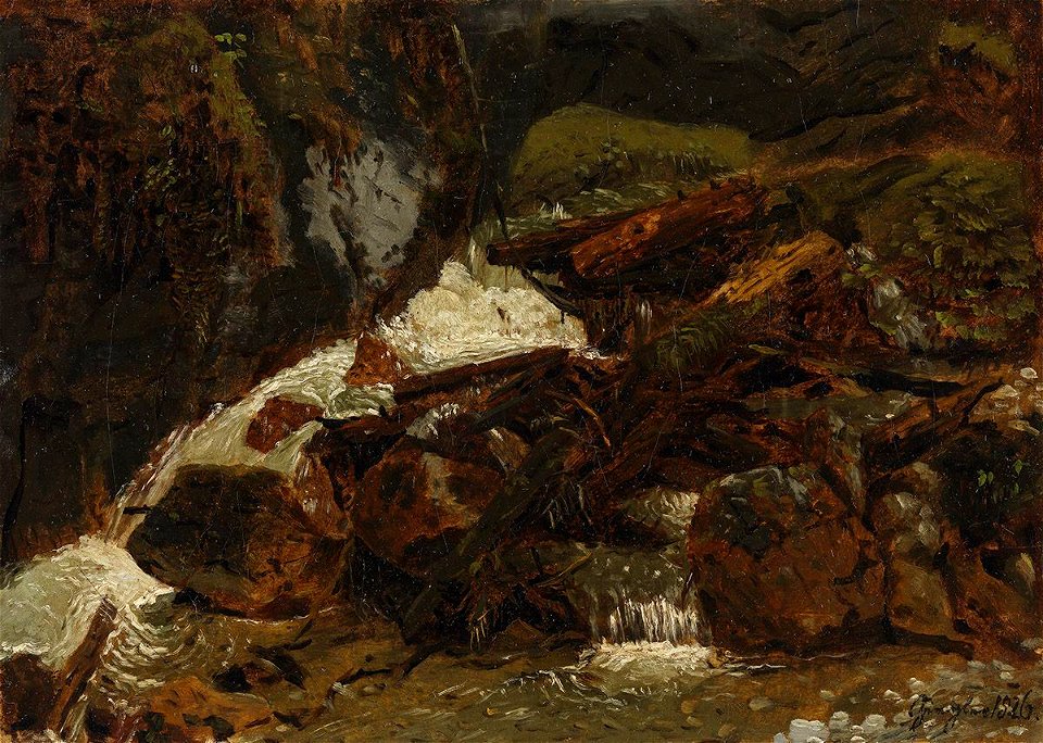 Johann Christian Ziegler - Kleiner Wasserfall - GST 22 - Bavarian State Painting Collections