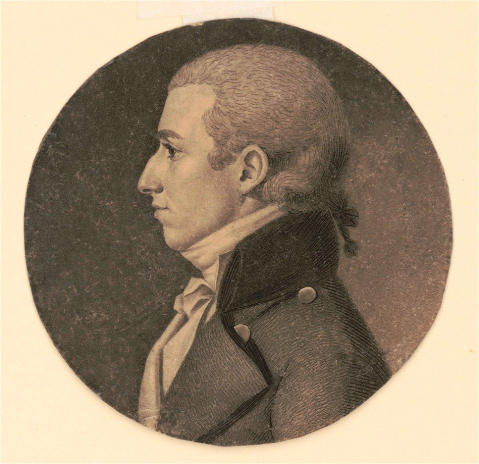 John Cuthbert, head-and-shoulders portrait, left profile LCCN2007675960