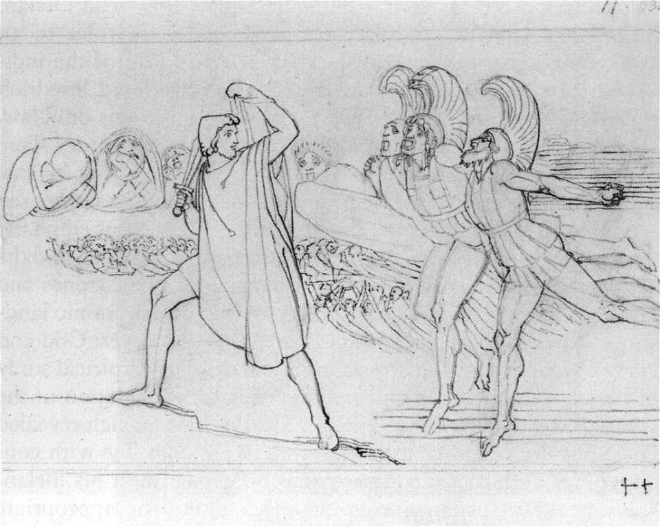 John Flaxman - Odysseus in the Underworld - WGA07912