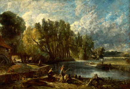John Constable - Stratford Mill - Google Art Project. Free illustration for personal and commercial use.
