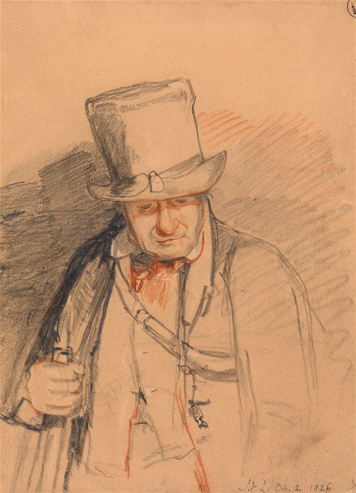 John Frederick Lewis - A Head Keeper, Windsor Castle, 1826 - Google Art Project