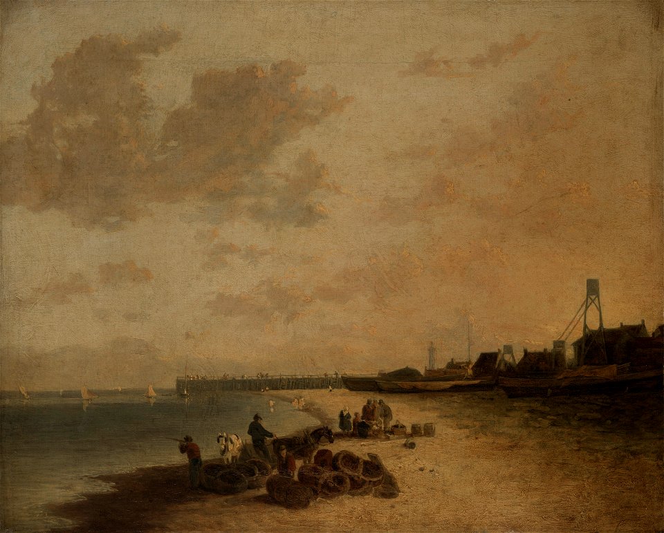 John Crome - Yarmouth Beach - 1963.81 - Yale University Art Gallery