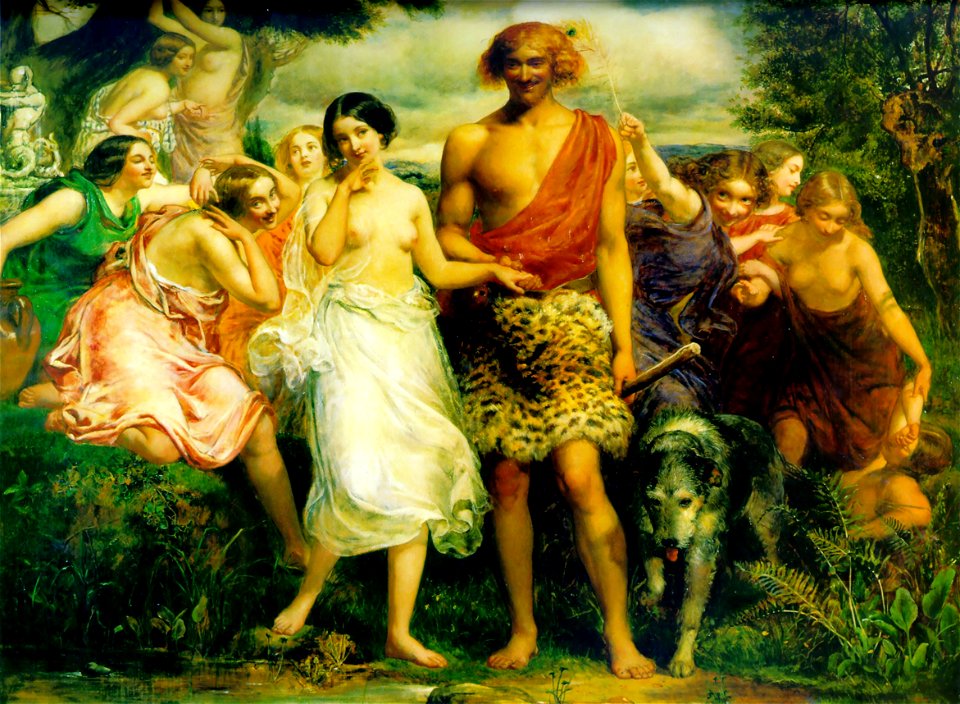 John Everett Millais Cymon and Iphigenia