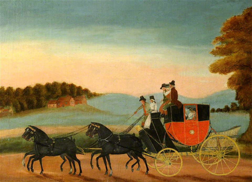 John Cordrey (c.1765-1825) - The London–Liverpool Coach - 207828 - National Trust