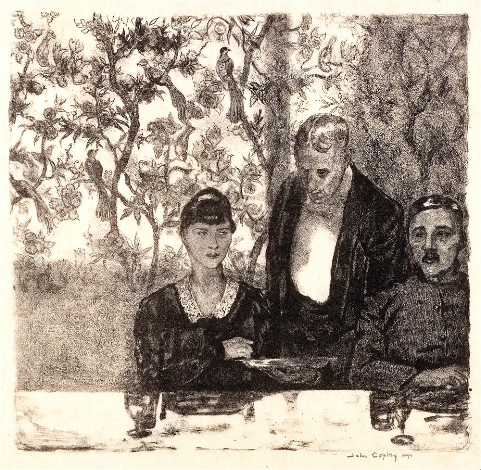 John Copley - 25.Copley-A-Luncheon-Deux-Belges