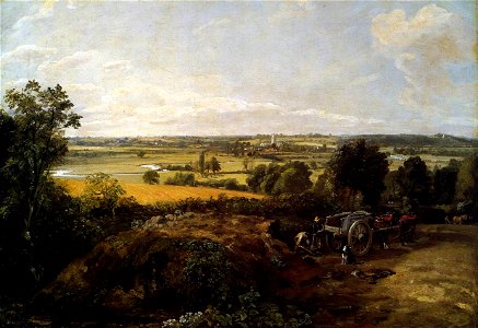 John Constable - The Stour-Valley with the Church of Dedham - WGA5184