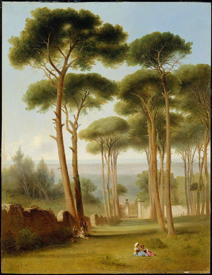 John Gadsby Chapman - Pines of the Villa Barberini - 47.1247 - Museum of Fine Arts