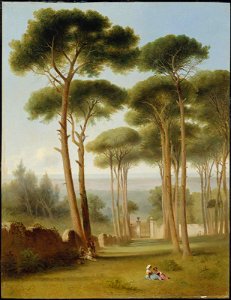 John Gadsby Chapman - Pines of the Villa Barberini - 47.1247 - Museum of Fine Arts