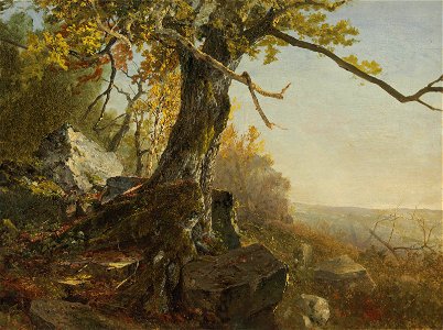 John Frederick Kensett - Tree in a Landscape