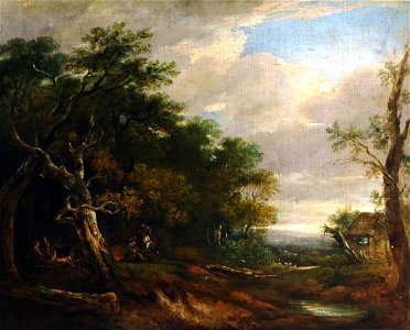 John Glover (1767-1849) - A Woodland River Landscape - 290217 - National Trust