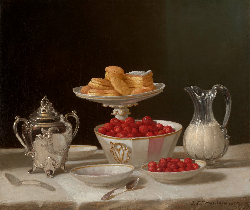 John F. Francis - Dessert Still Life - 2009.178.1 - Yale University Art Gallery