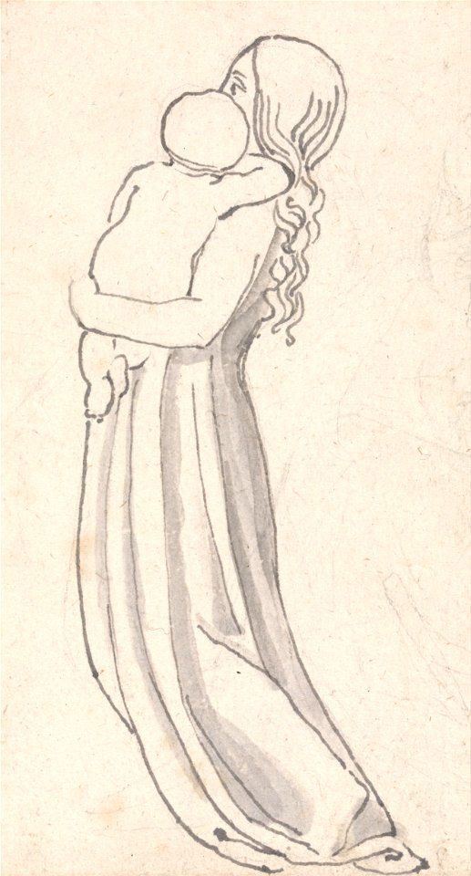 John Flaxman - Women Carrying a Child in Her Arms - Google Art Project
