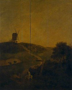 John Crome (1768-1821) - A Windmill near Norwich - N00926 - National Gallery. Free illustration for personal and commercial use.