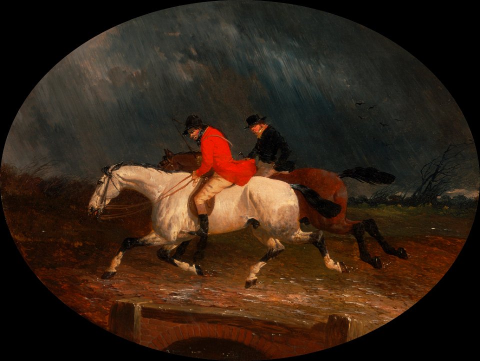 John Frederick Herring Jr. - Returning from the Hunt - Google Art Project