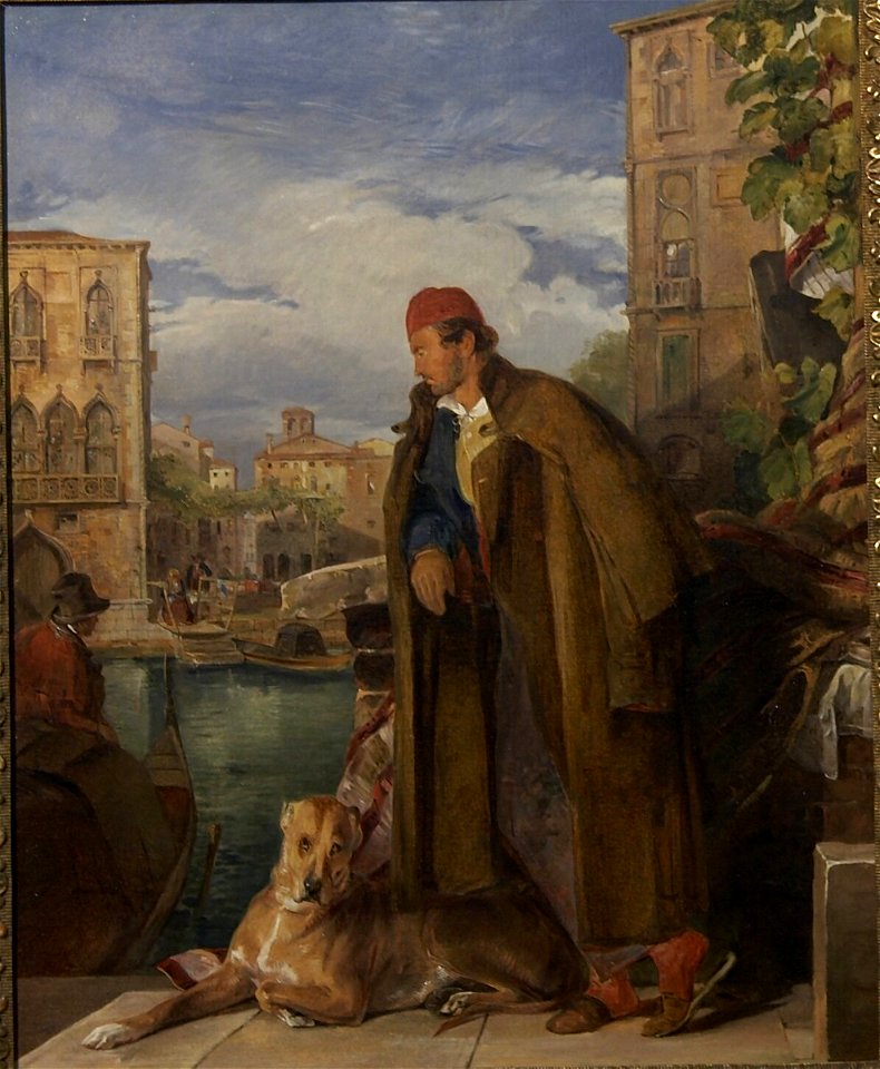 John Frederick Lewis - A Gondolier, Venice - 1996-265 - Princeton University Art Museum