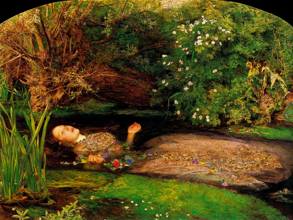 John Everett Millais - Ophelia - WGA15685