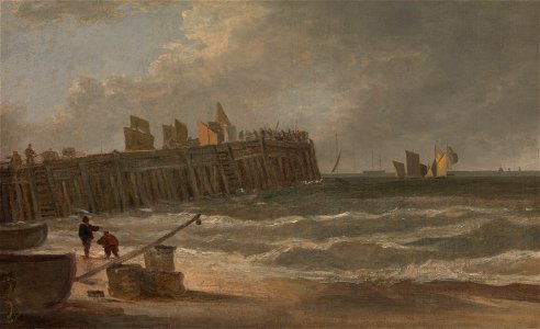 John Crome - Yarmouth Jetty - Google Art Project. Free illustration for personal and commercial use.