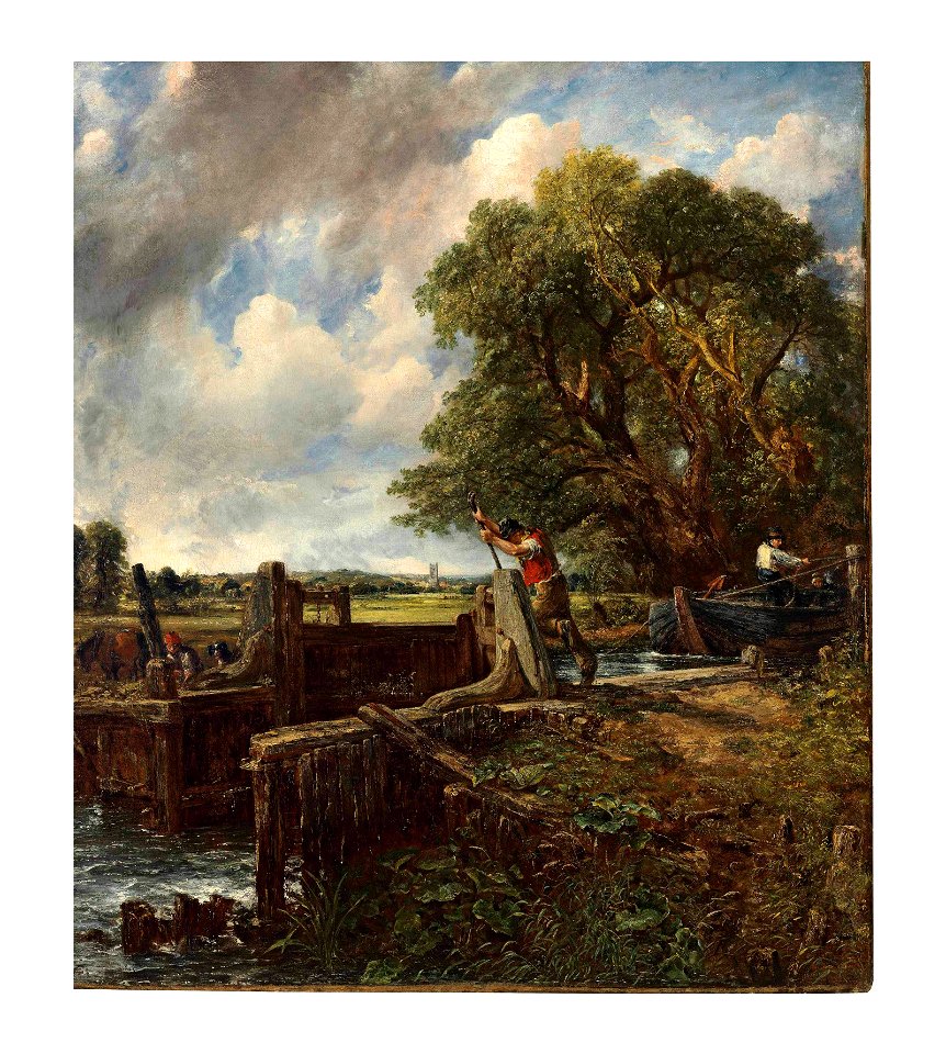 John constable ra the lock)