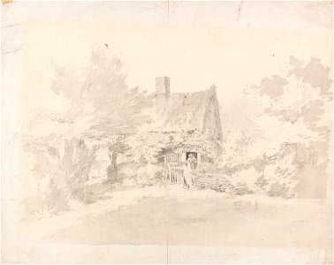 John Constable - Cottage among Trees - Google Art Project. Free illustration for personal and commercial use.