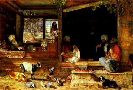 John Frederick Lewis The Kibab Shop 1858