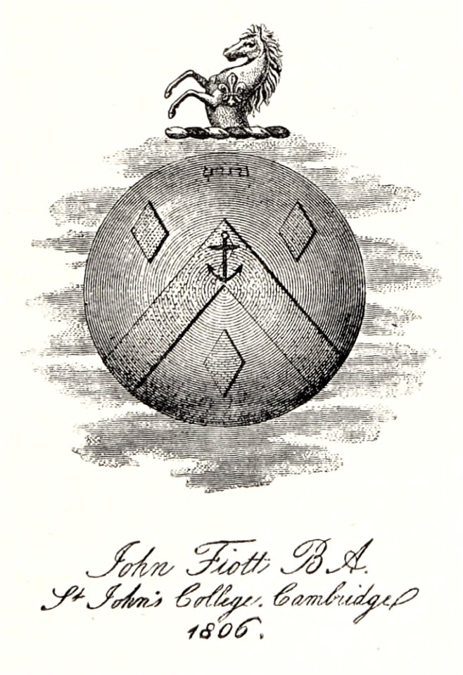 John Fiott bookplate
