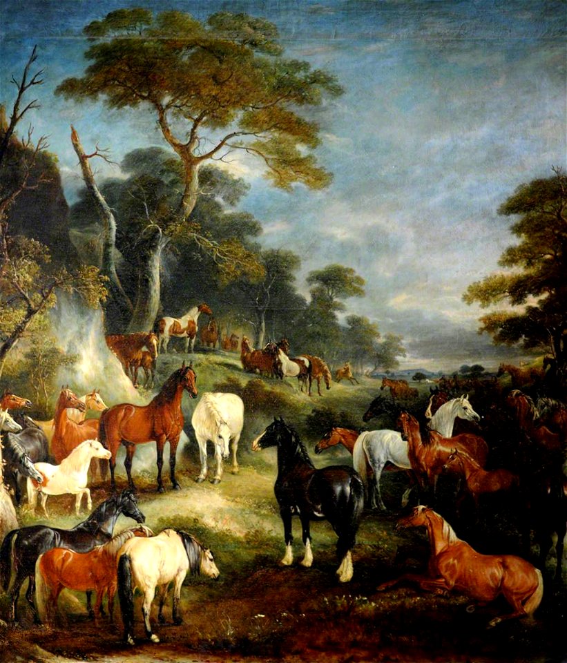 John E. Ferneley I (1782-1860) - The Council of Horses (from John Gay's 'Fables') - 290269 - National Trust