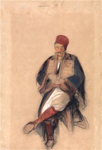 John Frederick Lewis - Seated Turk - Google Art Project