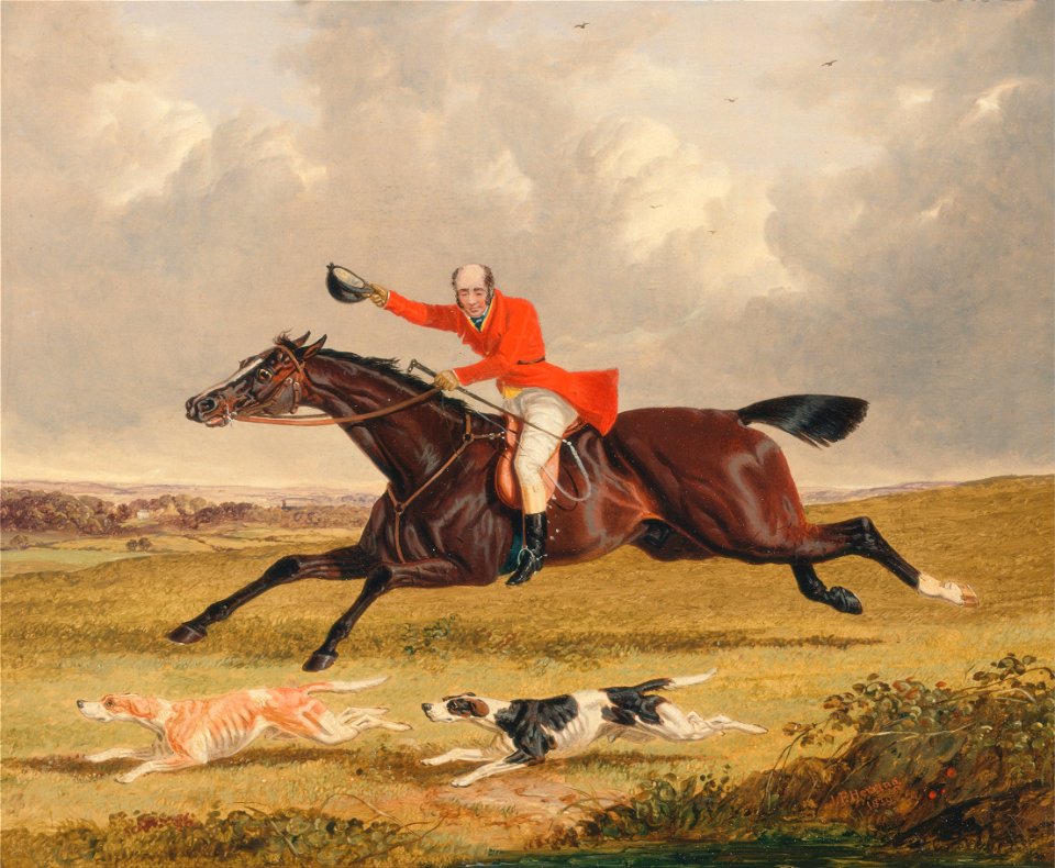 John Frederick Herring - Foxhunting- Encouraging Hounds - Google Art Project