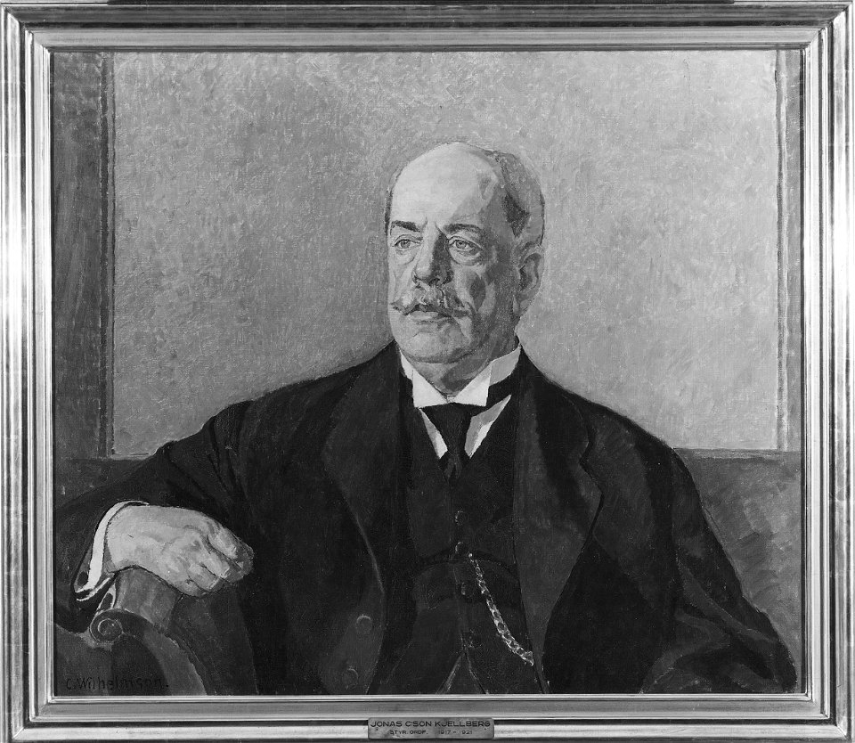 Jonas Cson Kjellberg, 1858-1942, industri- och bankman, ingenjör, politiker - Nationalmuseum - 39853