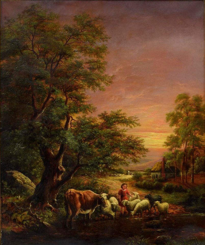 John Heyl Raser - Pastoral ^ 2 - 1946.128.1 - Reading Public Museum