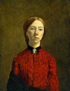 Gwen John - Self-Portrait. Free illustration for personal and commercial use.