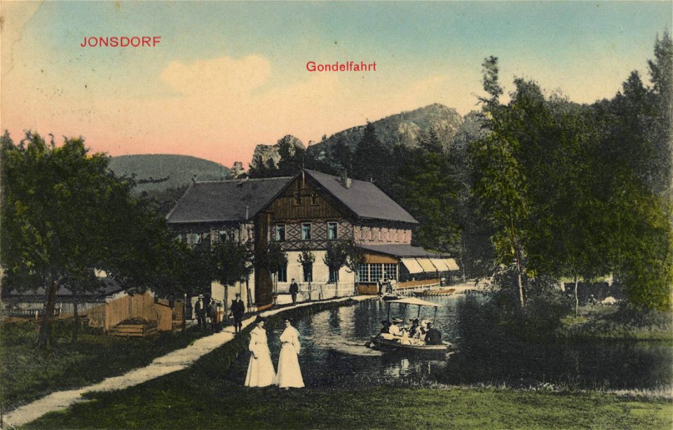 Jonsdorf, Sachsen - Gondelfahrt (Zeno Ansichtskarten)