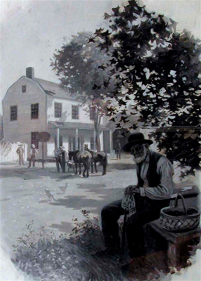 John William Vawter - Illustration for 'Whatever the Weather May Be', Riley Songs of Cheer - 30.73 - Indianapolis Museum of Art