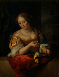 Jonge vrouw met citroen Rijksmuseum SK-A-2339