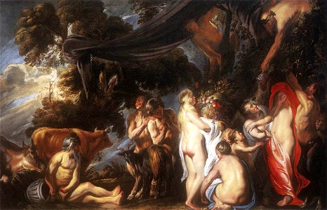 Jordaens Allegory of Fertility. Free illustration for personal and commercial use.