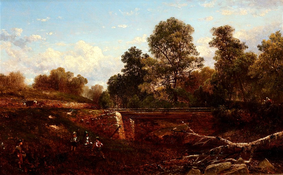 The Childrens Playground-David Johnson-1873
