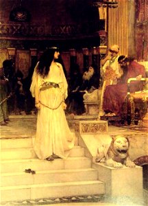Mariamne Leaving the Judgment Seat of Herod. Free illustration for personal and commercial use.