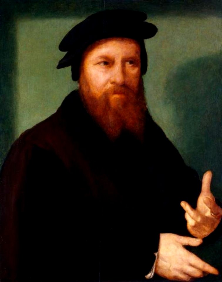 Joos van Cleve - Zelfportret - RCIN 405780 - Royal Collection