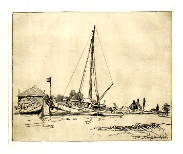 Jongkind - La barque amarrée, 1949,0411.4268