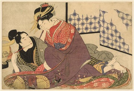 Jonge man met courtisane-Rijksmuseum RP-P-2006-268