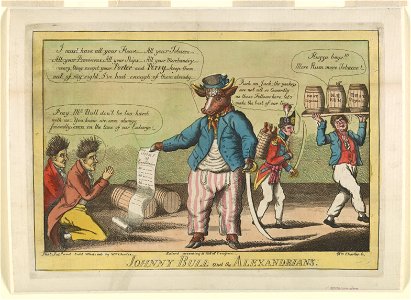 Johnny Bull and the Alexandrians - Wm Charles, Ssc. LCCN2002708985