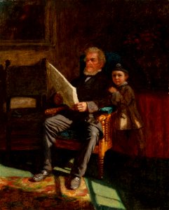 Portrait of John C. Chandler and Philip J. Wilson by Eastman Johnson