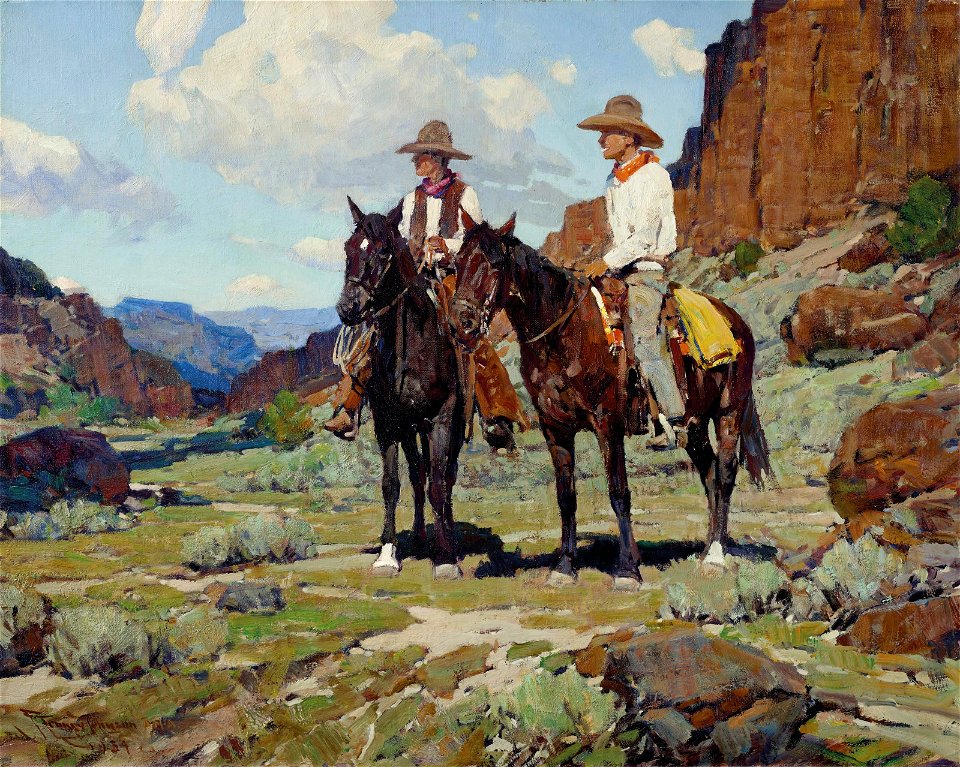 Wyoming Cattlemen by Frank Tenney Johnson, 1934