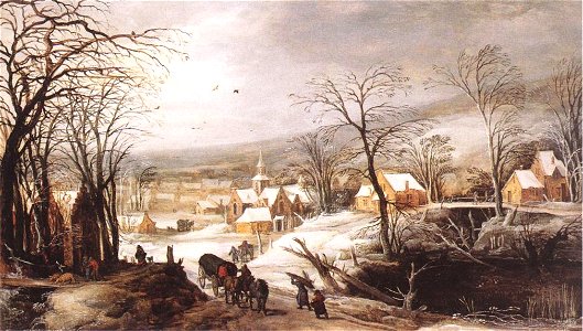 Joos de Momper (II) - Winter landscape - WGA16140