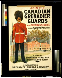 Join the Canadian Grenadier Guards LCCN2005696930. Free illustration for personal and commercial use.
