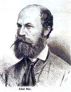 Marastoni Rusz Portrait of Mór Jókai 1862