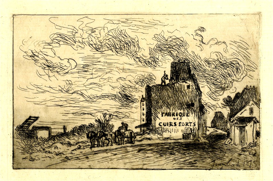 Jongkind - Démolitions de la Rue des Francs-Bourgeois Saint-Marcel, 1913,0714.21