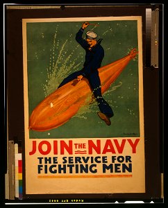 Join the Navy, the service for fighting men - Babcock. LCCN2002699393. Free illustration for personal and commercial use.