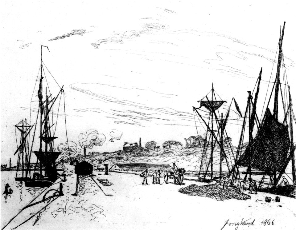 Jongkind Spoorweghaven Honfleur